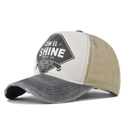 Retro Cap Contrast Color Baseball Cap - Urban Caps