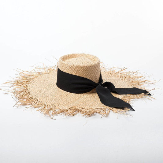 Ring Flat Straw Hat - Urban Caps
