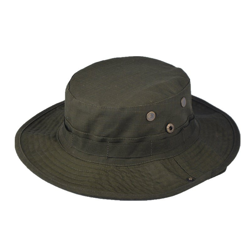 Round Hat Outdoor Leisure Camouflage Fedoras Hat - Urban Caps