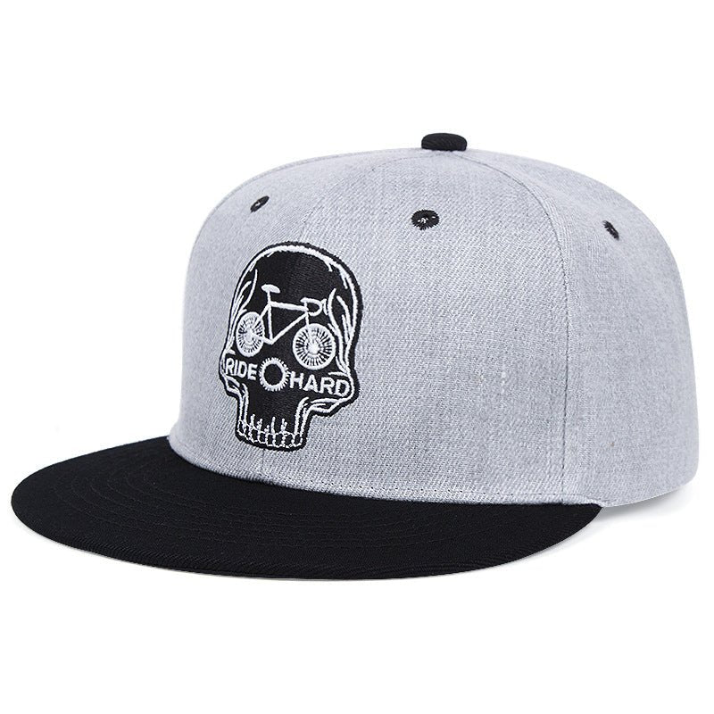 Skull Embroidery Baseball Cap Embroidery - Urban Caps