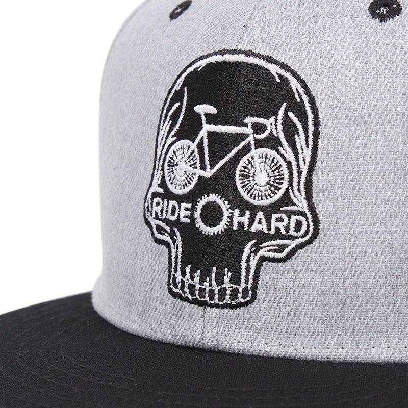 Skull Embroidery Baseball Cap Embroidery - Urban Caps