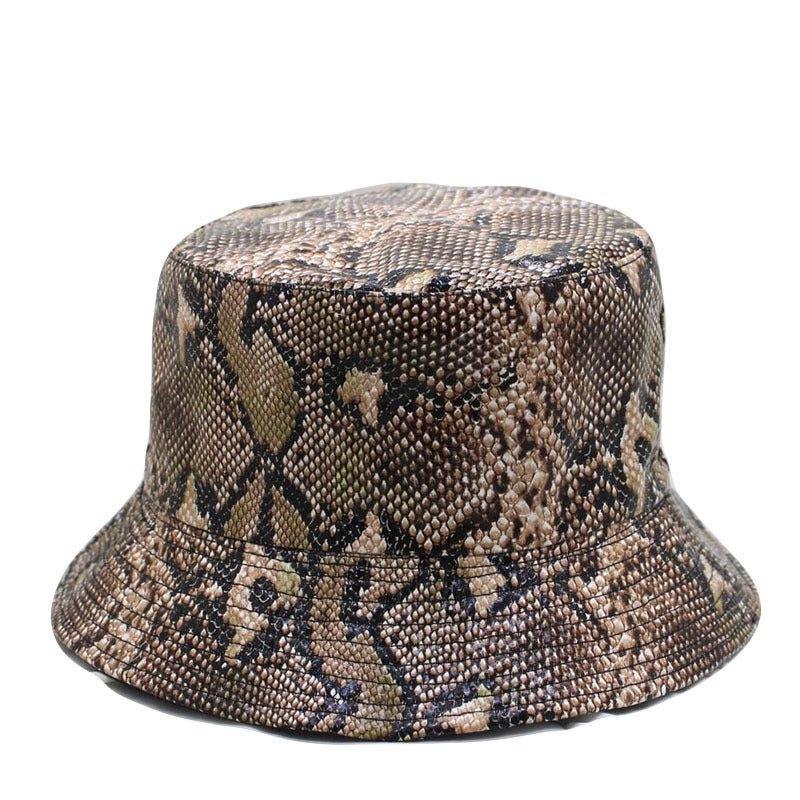 Snake Print Fisherman Hat men And Women Street Fedoras Hat - Urban Caps