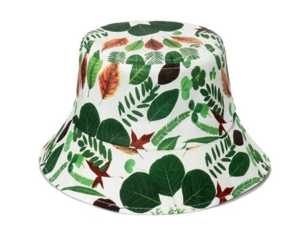Spring And Summer Geometric Lattice Flowers Sun Female Fisherman Hat Bowler Hat - Urban Caps