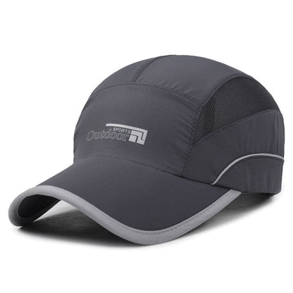 Summer Men's Sun Visor Fishing Hat Cycling Quick Drying UV Protection Visor Cap - Urban Caps