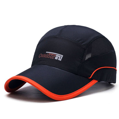 Summer Men's Sun Visor Fishing Hat Cycling Quick Drying UV Protection Visor Cap - Urban Caps