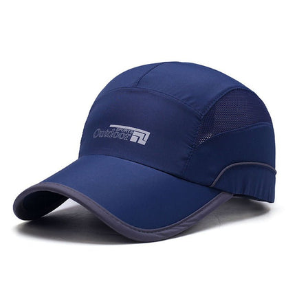 Summer Men's Sun Visor Fishing Hat Cycling Quick Drying UV Protection Visor Cap - Urban Caps