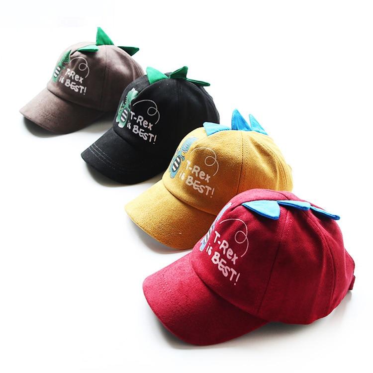 ''T-REX IS BEST'' DINOSAUR KIDS HATS - Urban Caps