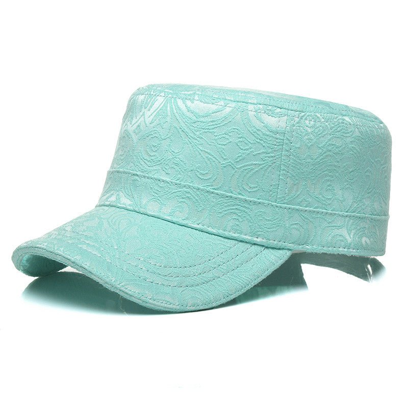 Three-dimensional Jacquard Women's Flat Cap - Urban Caps