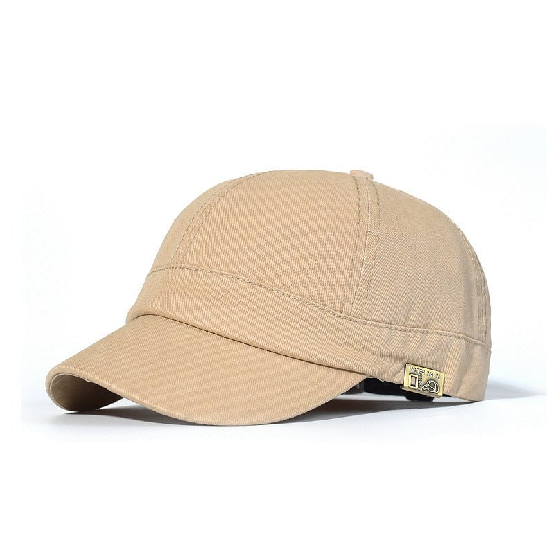 Vintage Short Brim Cotton Soft Dad Cap - Urban Caps