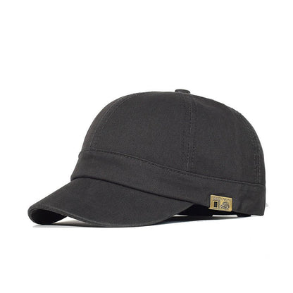 Vintage Short Brim Cotton Soft Dad Cap - Urban Caps