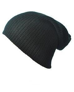 Warm Solid Color Striped Cap Beanies - Urban Caps