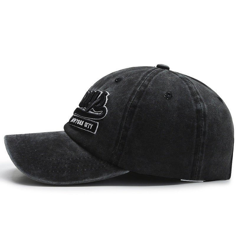 Washed Denim Casual Baseball Cap - Urban Caps