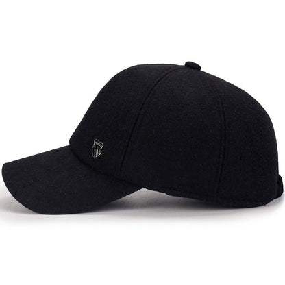 Winter Woolen Ear Protection Dad Cap - Urban Caps