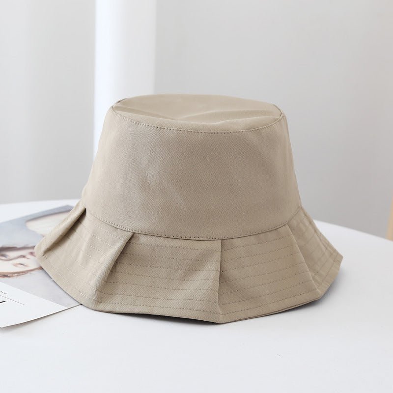 Women Sun Hats Female Summer Solid Bucket Hat - Urban Caps