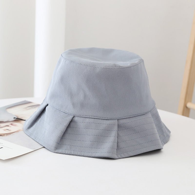 Women Sun Hats Female Summer Solid Bucket Hat - Urban Caps