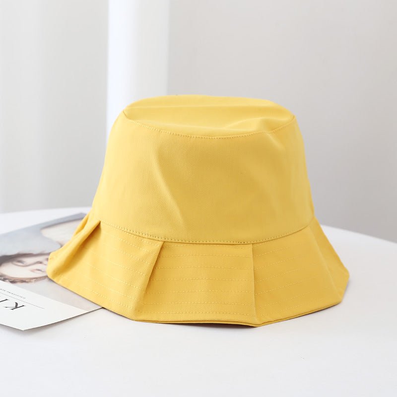 Women Sun Hats Female Summer Solid Bucket Hat - Urban Caps