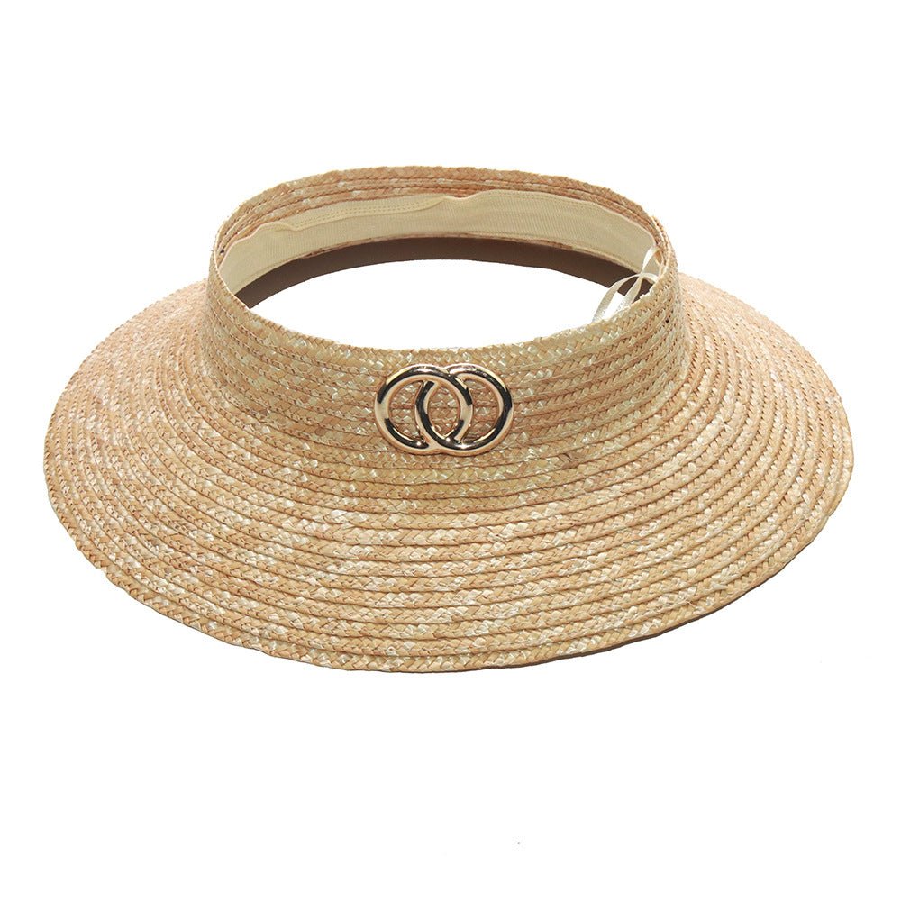 Women's Beach Sunscreen Straw Dyed Straw Hat - Urban Caps