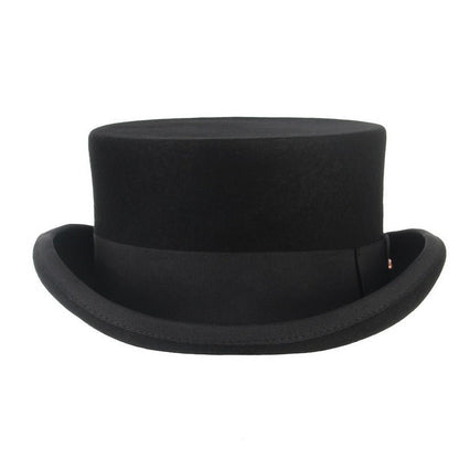 Wool Felt Top Hat For Men And Women With New Cylinder Hat Magician Hat Fedoras Hat - Urban Caps