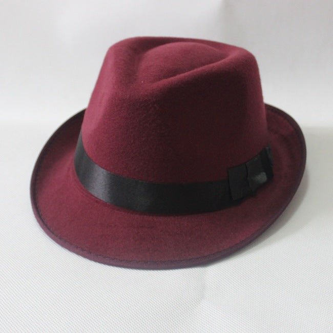 Wool Jazz Hat Trendy Style Hip-Hop Bowler Hat - Urban Caps