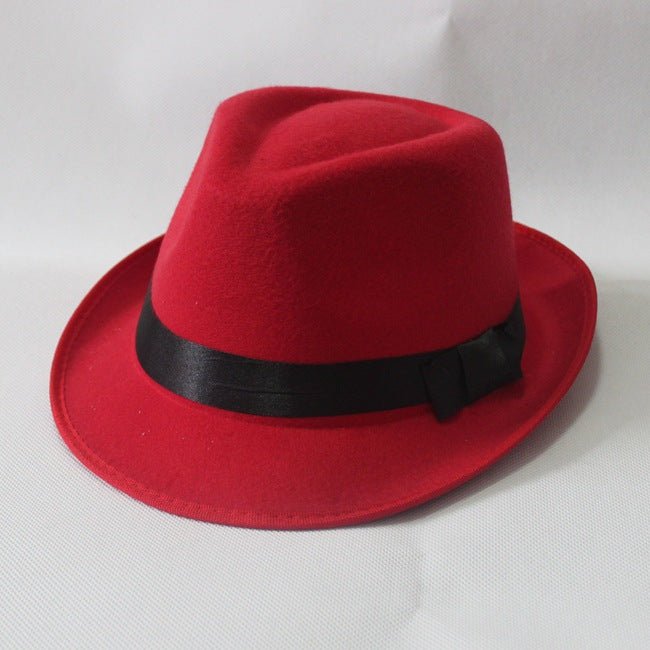 Wool Jazz Hat Trendy Style Hip-Hop Bowler Hat - Urban Caps