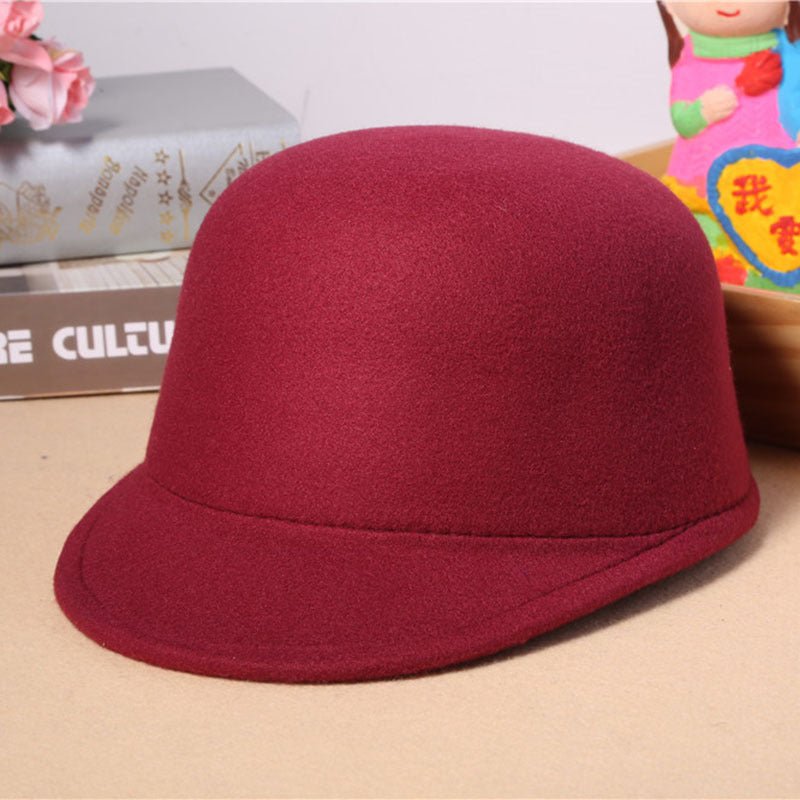 Woolen Bowler Hat - Urban Caps