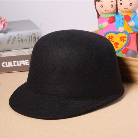 Woolen Bowler Hat - Urban Caps