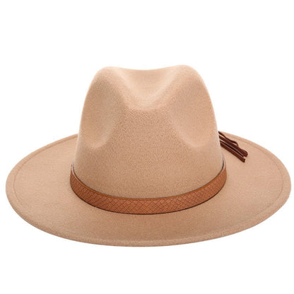 Woolen Jazz Hat Fashion Female Bowler Hat - Urban Caps