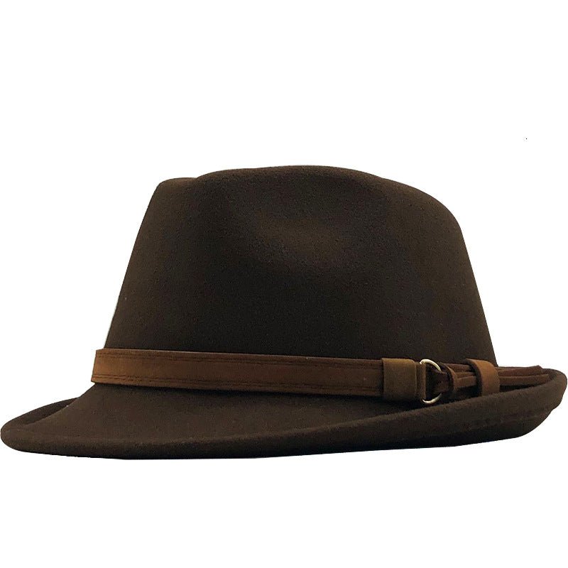 Woolen Plain Bowler Hat - Urban Caps