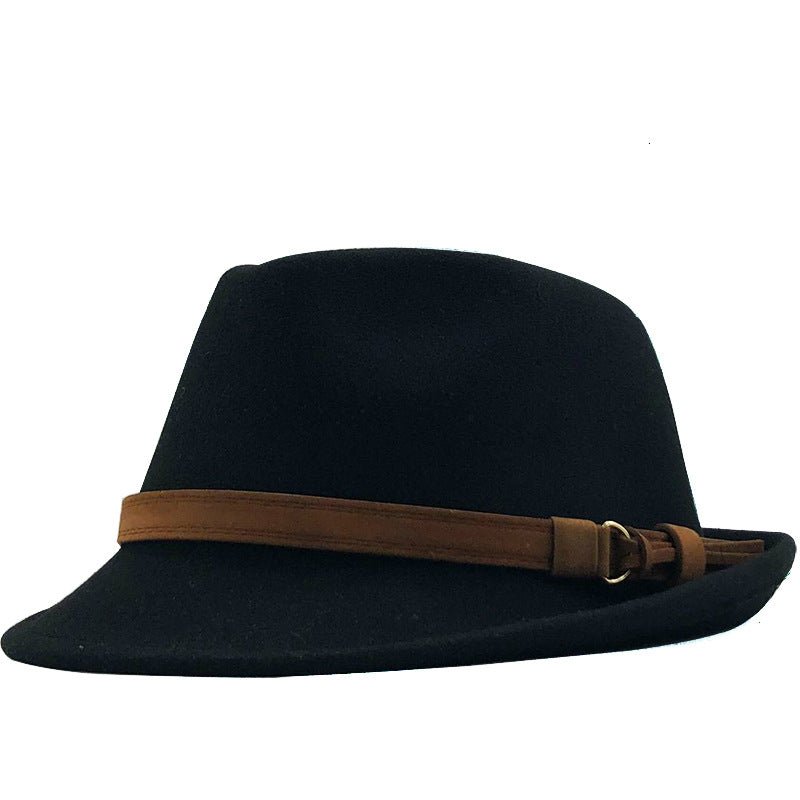 Woolen Plain Bowler Hat - Urban Caps