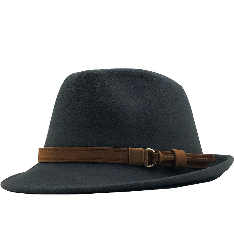 Woolen Plain Bowler Hat - Urban Caps