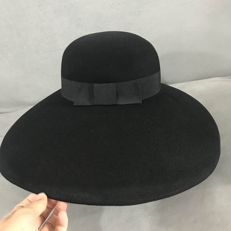 Woolenny Big Brim Bowler Hat - Urban Caps